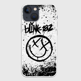 Чехол для iPhone 13 mini с принтом BLINK 182 в Новосибирске,  |  | blink | music | rock | блинк | группа | музыка | музыканты | рок