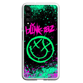 Чехол для Honor 20 с принтом BLINK-182 в Новосибирске, Силикон | Область печати: задняя сторона чехла, без боковых панелей | blink | music | rock | блинк | группа | музыка | музыканты | рок