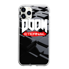 Чехол для iPhone 11 Pro матовый с принтом Doom Blocks в Новосибирске, Силикон |  | Тематика изображения на принте: cacodemon | doom | eternal | вечность | вечный | дум | итёрнал | какодемон | этернал