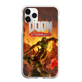 Чехол для iPhone 11 Pro матовый с принтом Doom в Новосибирске, Силикон |  | Тематика изображения на принте: cacodemon | doom | eternal | вечность | вечный | дум | итёрнал | какодемон | этернал