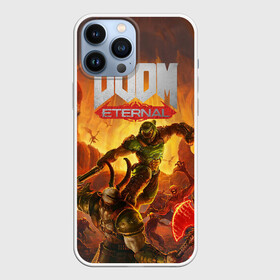 Чехол для iPhone 13 Pro Max с принтом Doom в Новосибирске,  |  | Тематика изображения на принте: cacodemon | doom | eternal | вечность | вечный | дум | итёрнал | какодемон | этернал