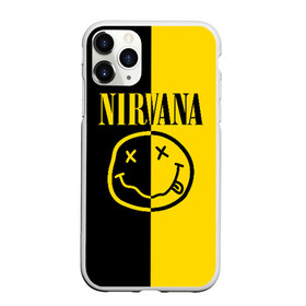 Чехол для iPhone 11 Pro Max матовый с принтом NIRVANA в Новосибирске, Силикон |  | music | nirvana | rip smile | rock | smile | группа | курт кобейн | музыка | нирвана | рок | смайл