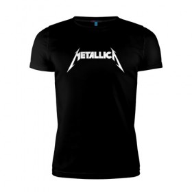 Мужская футболка премиум с принтом METALLICA (НА СПИНЕ) в Новосибирске, 92% хлопок, 8% лайкра | приталенный силуэт, круглый вырез ворота, длина до линии бедра, короткий рукав | matters metallica | music | nothing else | rock | trash metal | группа | музыка | музыканты | рок | трэш металл