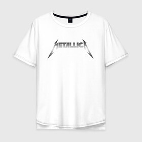 Мужская футболка хлопок Oversize с принтом METALLICA (НА СПИНЕ) в Новосибирске, 100% хлопок | свободный крой, круглый ворот, “спинка” длиннее передней части | matters metallica | music | nothing else | rock | trash metal | группа | музыка | музыканты | рок | трэш металл