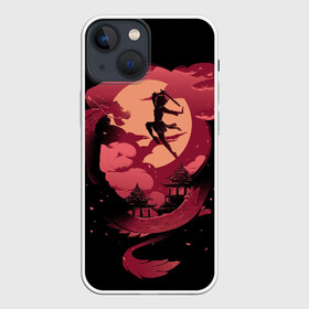 Чехол для iPhone 13 mini с принтом Princess Mononoke в Новосибирске,  |  | ghibli | hayao miyazaki | hime | miyazaki | mononoke | princess | studio | ашитака | гибли | минни | миядзаки | мононоке | моро | фентези