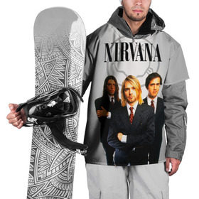 Накидка на куртку 3D с принтом Nirvana в Новосибирске, 100% полиэстер |  | 90 | alternative | crimson | david grohl | foo fighters | grunge | kurt cobain | music | nirvana | rip | rock | smile | гранж | группа | девяностые | курт кобейн | музыка | нирвана | рок