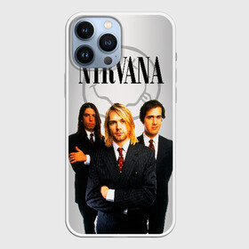 Чехол для iPhone 13 Pro Max с принтом Nirvana в Новосибирске,  |  | 90 | alternative | crimson | david grohl | foo fighters | grunge | kurt cobain | music | nirvana | rip | rock | smile | гранж | группа | девяностые | курт кобейн | музыка | нирвана | рок