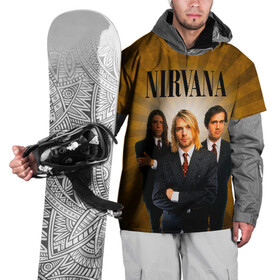 Накидка на куртку 3D с принтом Nirvana в Новосибирске, 100% полиэстер |  | Тематика изображения на принте: 90 | alternative | crimson | david grohl | foo fighters | grunge | kurt cobain | music | nirvana | rip | rock | smile | гранж | группа | девяностые | курт кобейн | музыка | нирвана | рок