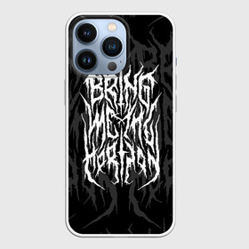 Чехол для iPhone 13 Pro с принтом BRING ME THE HORIZON в Новосибирске,  |  | bmth | bring me the horizon | music | rock | бмтш | группа | дэткор | музыка | музыканты | рок | электроник