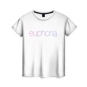 Женская футболка 3D с принтом сериал Euphoria в Новосибирске, 100% полиэфир ( синтетическое хлопкоподобное полотно) | прямой крой, круглый вырез горловины, длина до линии бедер | euphoria | zendaya | драма | зендея | отношения | подростки | ру беннетт | сериал | эйфория