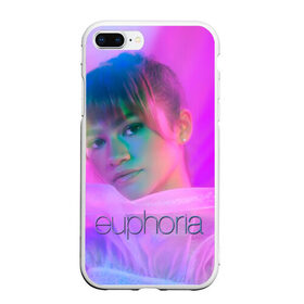 Чехол для iPhone 7Plus/8 Plus матовый с принтом сериал Euphoria в Новосибирске, Силикон | Область печати: задняя сторона чехла, без боковых панелей | zendaya | зендея | ру беннетт | сериал euphoria | эйфория