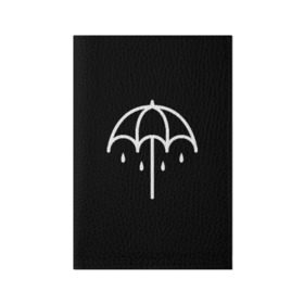 Обложка для паспорта матовая кожа с принтом BRING ME THE HORIZON в Новосибирске, натуральная матовая кожа | размер 19,3 х 13,7 см; прозрачные пластиковые крепления | bmth | bring me the horizon