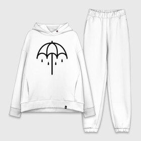 Женский костюм хлопок Oversize с принтом BRING ME THE HORIZON в Новосибирске,  |  | bmth | bring me the horizon