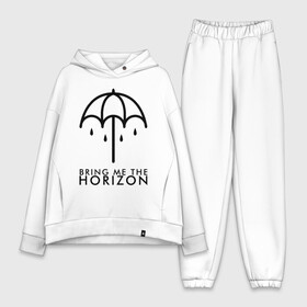 Женский костюм хлопок Oversize с принтом BRING ME THE HORIZON в Новосибирске,  |  | bmth | bring me the horizon