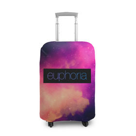 Чехол для чемодана 3D с принтом сериал Euphoria в Новосибирске, 86% полиэфир, 14% спандекс | двустороннее нанесение принта, прорези для ручек и колес | zendaya | зендея | ру беннетт | сериал euphoria | эйфория