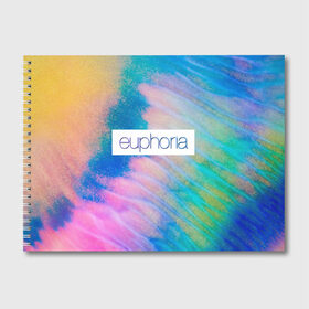 Альбом для рисования с принтом сериал Euphoria в Новосибирске, 100% бумага
 | матовая бумага, плотность 200 мг. | zendaya | зендея | ру беннетт | сериал euphoria | эйфория