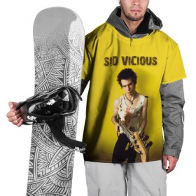 Накидка на куртку 3D с принтом Sid Vicious в Новосибирске, 100% полиэстер |  | england | music | my way | no future | sid and nancy | sid vicious | trash | музыка | панк | рок | сид вишес | сид и ненси