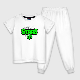 Детская пижама хлопок с принтом BRAWLSTARS в Новосибирске, 100% хлопок |  брюки и футболка прямого кроя, без карманов, на брюках мягкая резинка на поясе и по низу штанин
 | android | brawl stars | games | mobile game | stars | игры | мобильные игры