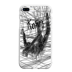 Чехол для iPhone 7Plus/8 Plus матовый с принтом Korn The Nothing в Новосибирске, Силикон | Область печати: задняя сторона чехла, без боковых панелей | Тематика изображения на принте: alternative | heavy | korn | koяn | metal | rapcore | rock | the nothing | youll never find me | джонатан дэвис | корн | корни | коян | ню метал | нюметал | рок