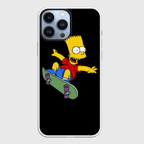 Чехол для iPhone 13 Pro Max с принтом Скейт в Новосибирске,  |  | bart | the simpsons | барт | симпсоны