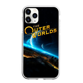 Чехол для iPhone 11 Pro матовый с принтом The Outer Worlds в Новосибирске, Силикон |  | Тематика изображения на принте: e3 | fallout: new vegas | neverwinter nights | obsidian entertainment | pathfinder | pillars of eternity | the outer worlds | tow | внешние миры | внешний мир | е3 | игра | обсидиан интертеймент