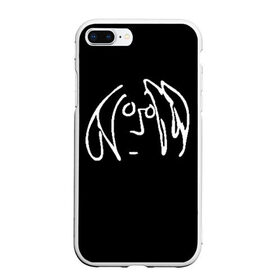 Чехол для iPhone 7Plus/8 Plus матовый с принтом Джон Леннон в Новосибирске, Силикон | Область печати: задняя сторона чехла, без боковых панелей | the beatles | битлз | битлы | джон леннон