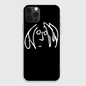 Чехол для iPhone 12 Pro с принтом Джон Леннон в Новосибирске, силикон | область печати: задняя сторона чехла, без боковых панелей | the beatles | битлз | битлы | джон леннон
