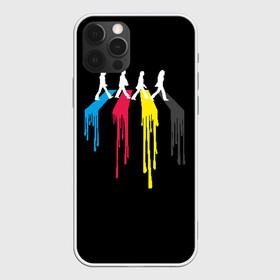 Чехол для iPhone 12 Pro с принтом Битлы в Новосибирске, силикон | область печати: задняя сторона чехла, без боковых панелей | the beatles | битлз | битлы | джон леннон