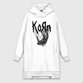 Платье-худи хлопок с принтом Korn: the Nothing в Новосибирске,  |  | alternative | heavy | korn | koяn | metal | rapcore | rock | the nothing | youll never find me | джонатан дэвис | корн | корни | коян | ню метал | нюметал | рок