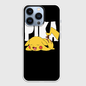 Чехол для iPhone 13 Pro с принтом Пика в Новосибирске,  |  | pikachu | pokeball | pokemon | пикачу | покебол | покемоны