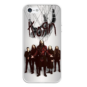 Чехол для iPhone 5/5S матовый с принтом Korn The Nothing в Новосибирске, Силикон | Область печати: задняя сторона чехла, без боковых панелей | Тематика изображения на принте: alternative | heavy | korn | koяn | metal | rapcore | rock | the nothing | youll never find me | джонатан дэвис | корн | корни | коян | ню метал | нюметал | рок