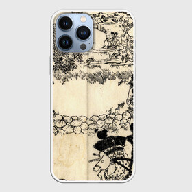 Чехол для iPhone 13 Pro Max с принтом Японская гравюра в Новосибирске,  |  | japan | japanese | искусство | картина | япония | японская гравюра | японская картина