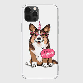 Чехол для iPhone 12 Pro Max с принтом I am so magical в Новосибирске, Силикон |  | animal | breed | dog | funny | horn | im so | inscription | look | magic | masquerade | pink | smile | unicorn | вельш корги кардиган | взгляд | единорог | животное | забавный | магия | маскарад | надпись | очки | порода | прикольный | рог