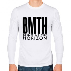 Мужской лонгслив хлопок с принтом BRING ME THE HORIZON в Новосибирске, 100% хлопок |  | bmth | bring me the horizon