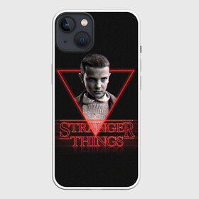 Чехол для iPhone 13 с принтом STRANGER THINGS в Новосибирске,  |  | 11 | eleven | stranger | things | дела | крайне | оди | одиннадцатая | одиннадцать | очень | события | странные