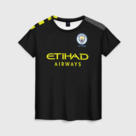 Женская футболка 3D с принтом De Bruyne away 19-20 в Новосибирске, 100% полиэфир ( синтетическое хлопкоподобное полотно) | прямой крой, круглый вырез горловины, длина до линии бедер | Тематика изображения на принте: champions | de bruyne | england | manchester city | англия | де брюйне | лига чемпионов | манчестер сити