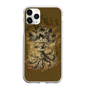 Чехол для iPhone 11 Pro Max матовый с принтом Дерево жизни в Новосибирске, Силикон |  | Тематика изображения на принте: 3d | 9 миров | абстракция | арт | дерево жизни | индраксиль | песочный