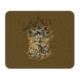 Коврик для мышки прямоугольный с принтом Дерево жизни в Новосибирске, натуральный каучук | размер 230 х 185 мм; запечатка лицевой стороны | Тематика изображения на принте: 3d | 9 миров | абстракция | арт | дерево жизни | индраксиль | песочный