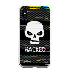 Чехол для iPhone XS Max матовый с принтом Hacked в Новосибирске, Силикон | Область печати: задняя сторона чехла, без боковых панелей | hacker | hacknet | взлом | виртуальность | кибер | киберпанк | программист | хакер