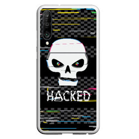 Чехол для Honor P30 с принтом Hacked в Новосибирске, Силикон | Область печати: задняя сторона чехла, без боковых панелей | hacker | hacknet | взлом | виртуальность | кибер | киберпанк | программист | хакер