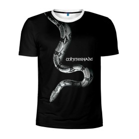 Мужская футболка 3D спортивная с принтом WHITESNAKE в Новосибирске, 100% полиэстер с улучшенными характеристиками | приталенный силуэт, круглая горловина, широкие плечи, сужается к линии бедра | Тематика изображения на принте: whitesnake | ws | белая змея | блюз | вайт | вайтснек | вс | глэм | джоэл хокстра | дэвид ковердэйл | майкл девин | метал | микеле луппи | реб бич | рок группа | снек | томми олдридж | хард | хеви