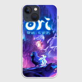 Чехол для iPhone 13 mini с принтом Ori   And The Will Of The Wisp в Новосибирске,  |  | microsoft studios | moon studios | ori | ori and the blind forest | unity | лес | луна | нибела | ночной лес | ночь | ори | платформер | сова