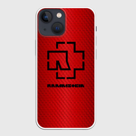 Чехол для iPhone 13 mini с принтом Rammstein. в Новосибирске,  |  | 3d | hard | logo | metal | music | rammstein | rock | вектор | геометрия | градиент | знак | иллюстрация | клетка | кубики | лого | метал | музыка | рамштайн | рок | символ | текстура