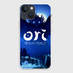 Чехол для iPhone 13 mini с принтом Ori and the Blind Forest в Новосибирске,  |  | ori | ori and the blind forest | ori forest | видеоигра | ори | платформер