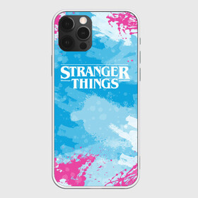 Чехол для iPhone 12 Pro с принтом STRANGER THINGS в Новосибирске, силикон | область печати: задняя сторона чехла, без боковых панелей | stranger things | очень странные дела