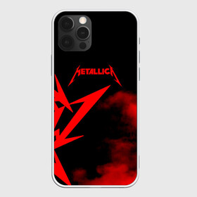 Чехол для iPhone 12 Pro с принтом Metallica в Новосибирске, силикон | область печати: задняя сторона чехла, без боковых панелей | metalica | metallica | группа | джеймс хэтфилд | кирк хэмметт | ларс ульрих | метал | металика | металлика | миталика | музыка | роберт трухильо | рок | трэш | трэшметал | хард | хеви