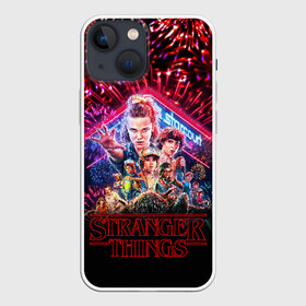 Чехол для iPhone 13 mini с принтом STRANGER THINGS   3 Сезон в Новосибирске,  |  | 011 | down | eleven | netflix | season | series | strange | stranger | things | upside | дела | дина | загадочные | монстр | монстры | одиннадцать | очень | сезон | сериал | сериалы | события | странные | ужасы