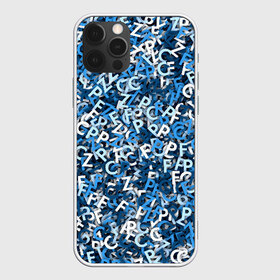 Чехол для iPhone 12 Pro Max с принтом FCZP в Новосибирске, Силикон |  | fcz | белый | буквы | зенит | паттерн | питер | санкт петербург | сине бело голубые | синий | спб