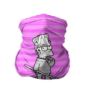 Бандана-труба 3D с принтом Lil Peep (Hell Boy) в Новосибирске, 100% полиэстер, ткань с особыми свойствами — Activecool | плотность 150‒180 г/м2; хорошо тянется, но сохраняет форму | alone | boy | hell | hell boy | lil | lil peep | peep | rap | sad | лил пип | маленький пип | пип | реп | рэп