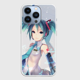 Чехол для iPhone 13 Pro с принтом МИКУ ХАЦУНЭ | MIKU HATSUNE в Новосибирске,  |  | Тематика изображения на принте: anime | character | geisha | hatsune miku | japan | kimono | manga | style | аниме | вокалоид | девушки | манга | мульт | оружие | сёдзё | сериал | хатсуне мику